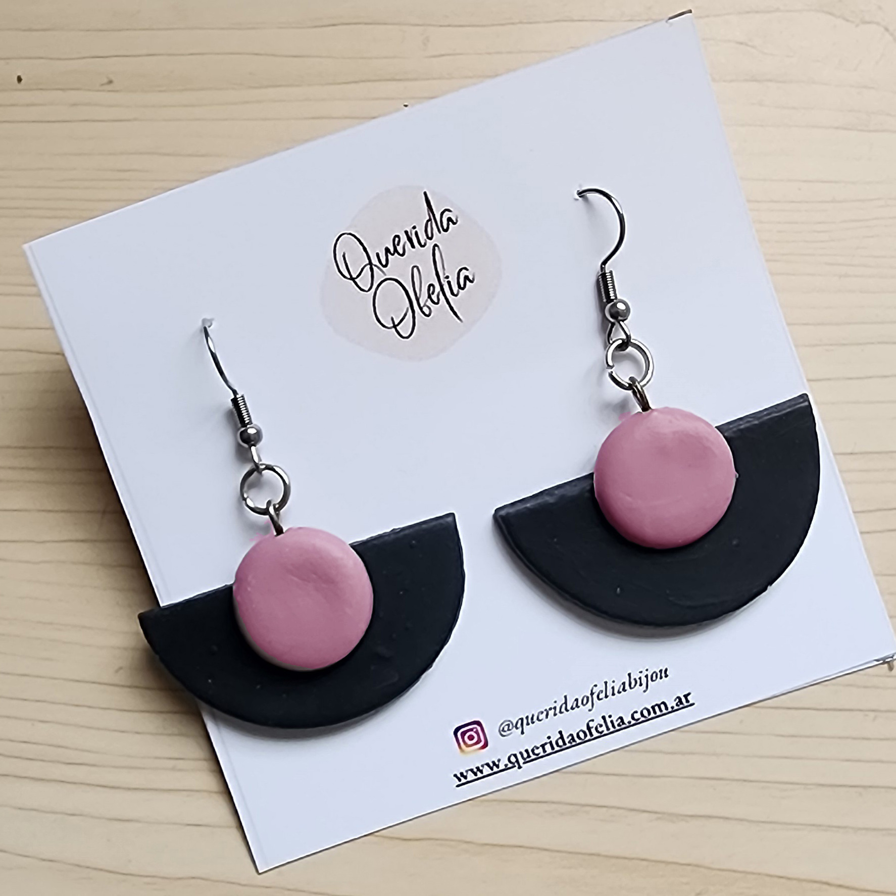 Aros Geométricos Mujer Artesanales en Acero Quirúrgico Aros Geométricos Mujer Artesanales en Acero Quirúrgico - Image 4