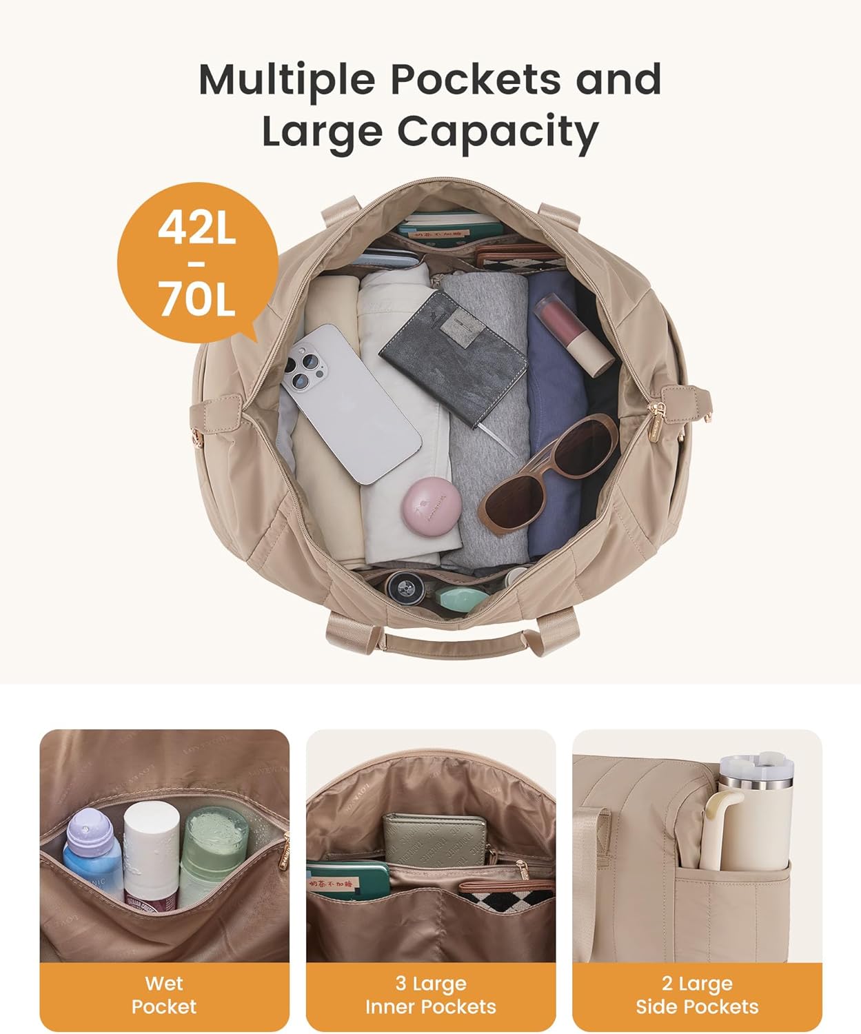 Bolso plegable mujer | Multifunción y resistente Bolso plegable mujer | Multifunción y resistente - Image 3