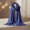 Bufanda Pashmina Calidad Exclusiva Mujer Regalo azul 1