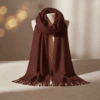 Bufanda Pashmina Calidad Exclusiva Mujer Regalo chocolate 1