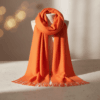 Bufanda Pashmina Calidad Exclusiva Mujer Regalo naranja 1