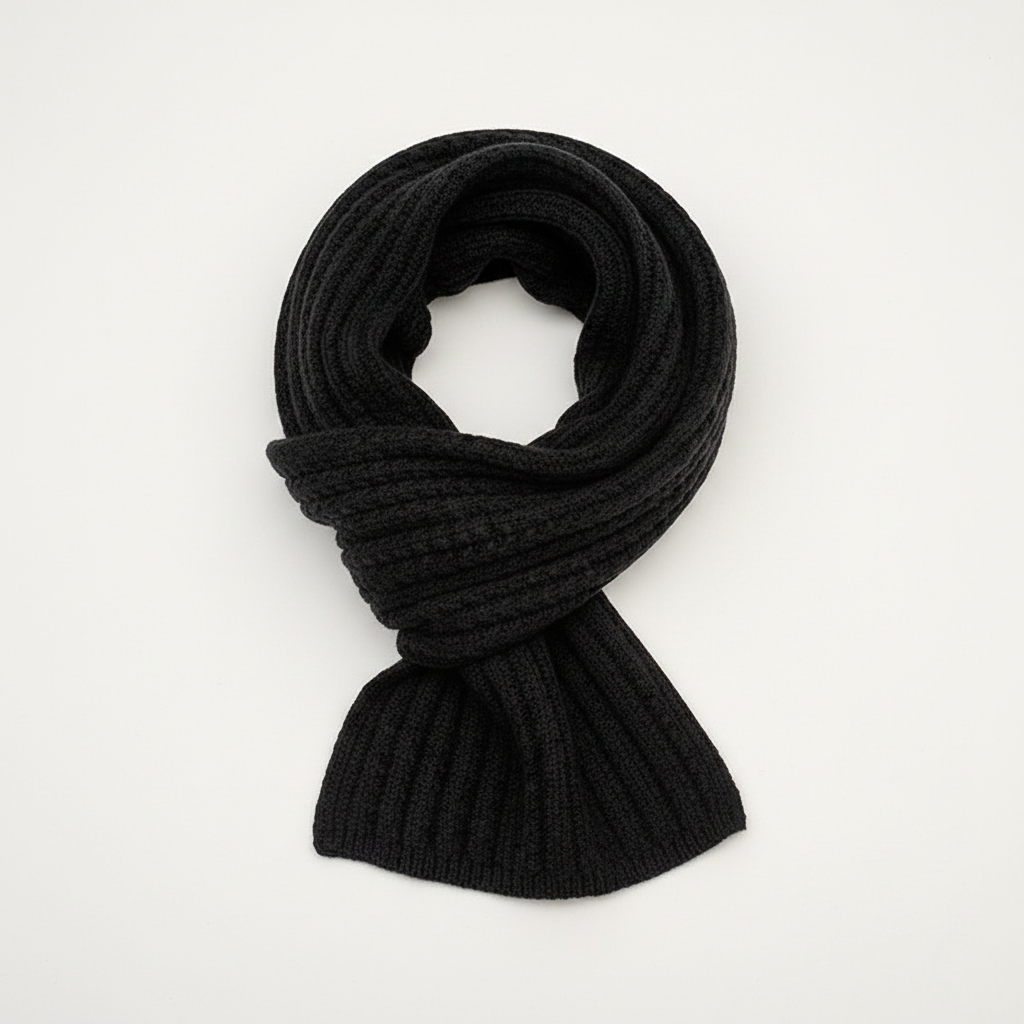 Bufanda de Punto Acanalado para Mujer Bufanda de Punto Acanalado para Mujer - Image 5