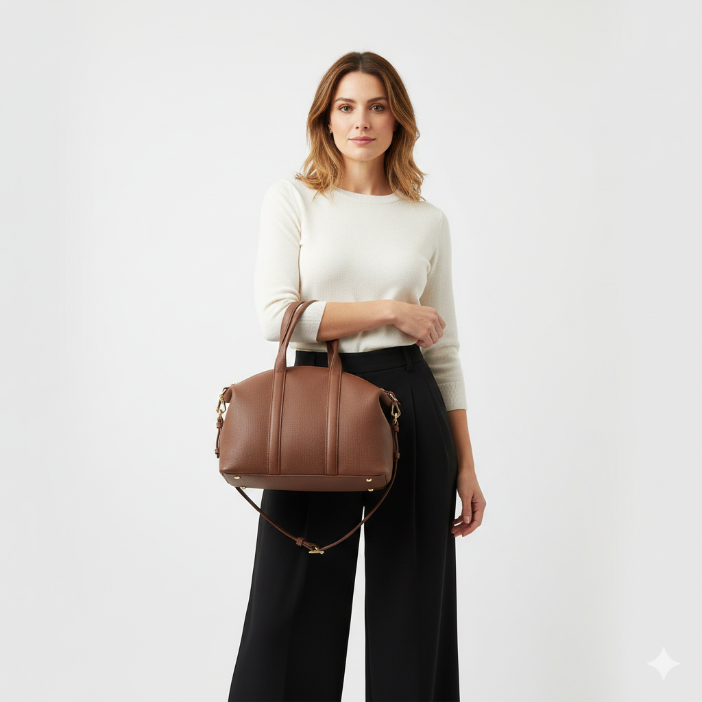 Cartera Baulito PU Mujer con Correa Regulable Cartera Baulito PU Mujer con Correa Regulable - Image 5