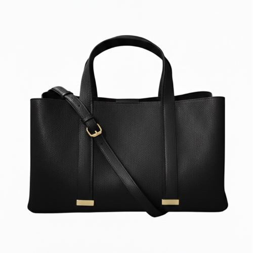 Cartera PU Mujer con Correa Larga y 3 Divisiones Cartera PU mujer armada con 3 divisiones y herrajes dorados