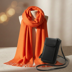 Set bandolera y pashmina mujer — regalo exclusivo