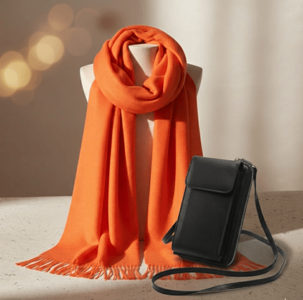 Set bandolera y pashmina mujer — regalo exclusivo 1