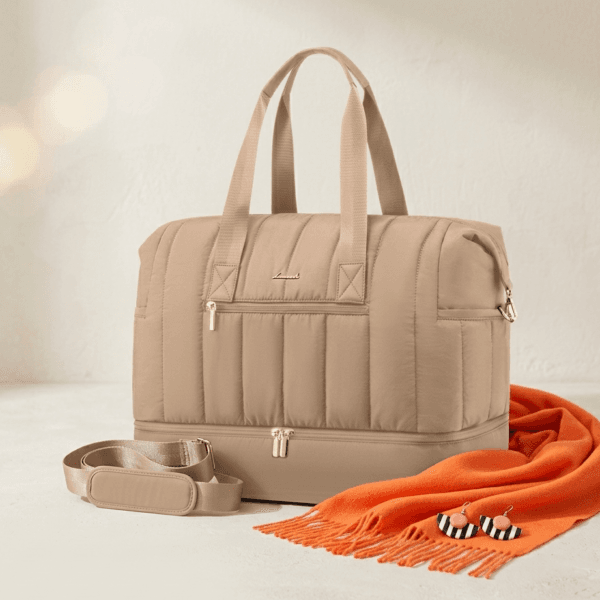 Combo Bolso Aros Pashmina Estilo Completo 1